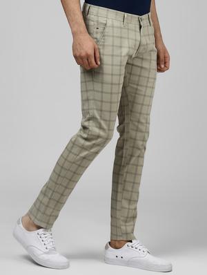 beige cotton chinos - 15900719 - Standard Image - 2