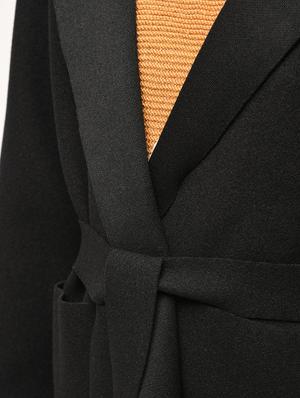 Tie belted blanket coat - 15900951 - Standard Image - 5