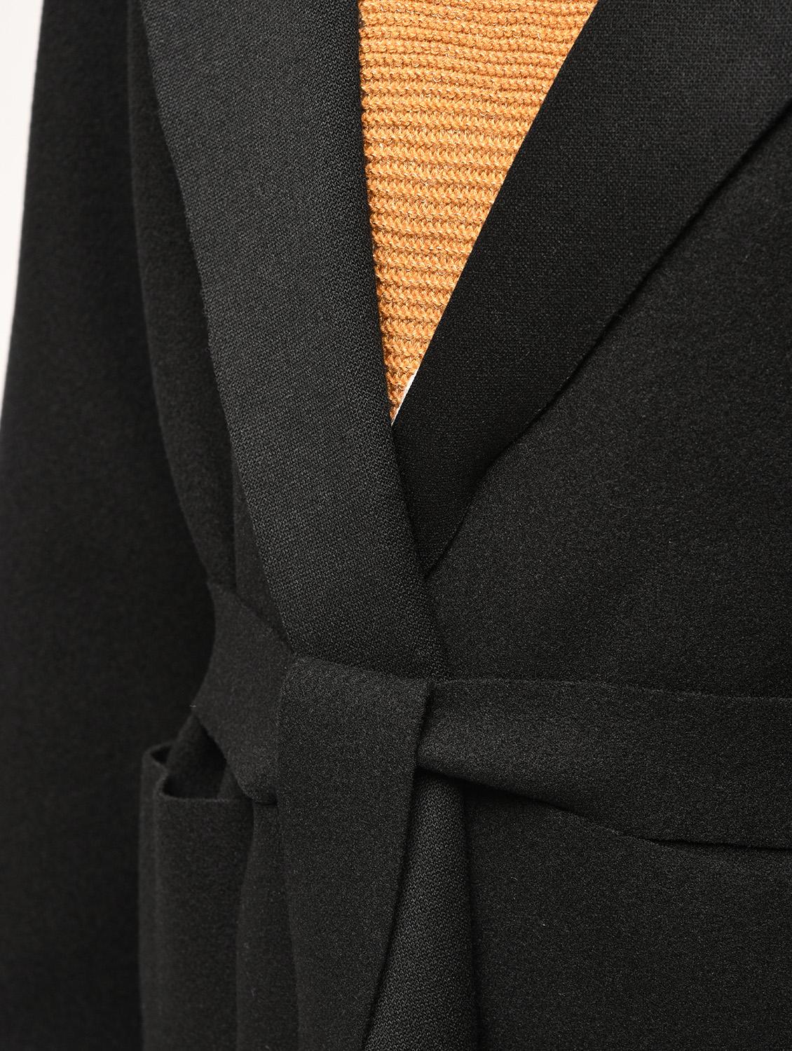 Tie belted blanket coat - 15900951 - Zoom Image - 5