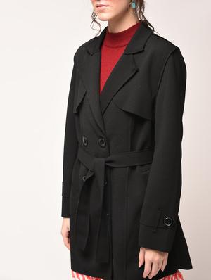 tie belted trench coat - 15900953 - Standard Image - 5
