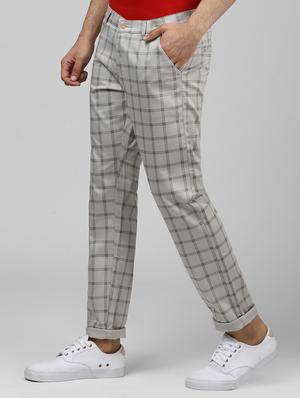 beige cotton chinos - 15901350 - Standard Image - 2