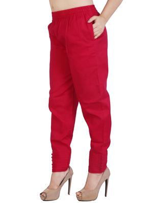 mid waist pocket detail trouser - 15901480 - Standard Image - 2