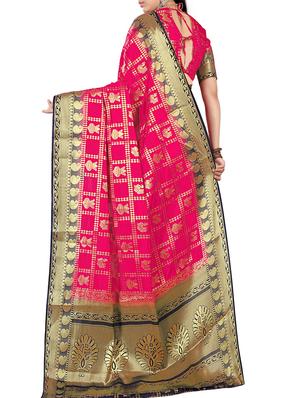 self design patola saree with blouse - 15901662 - Standard Image - 2