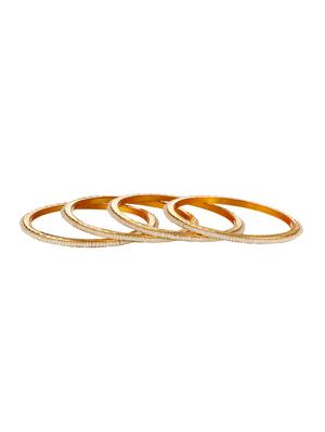 gold plated bangle - 15901716 - Standard Image - 2