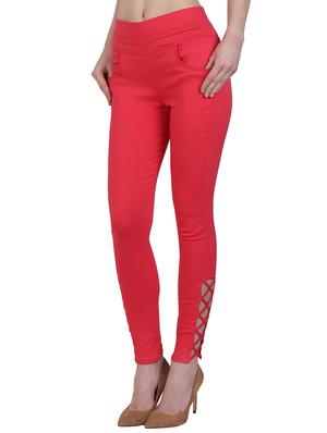 criss-cross mid waist jegging - 15902323 - Standard Image - 2