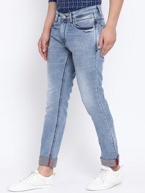 blue denim washed jeans - 15902929 - Standard Image - 2
