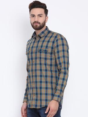 multicolor checkered casual shirt - 15902958 - Standard Image - 2