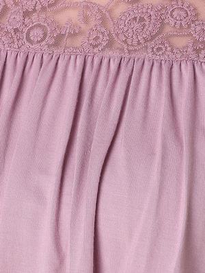 lace paneled ruffled layered top - 15903252 - Standard Image - 5