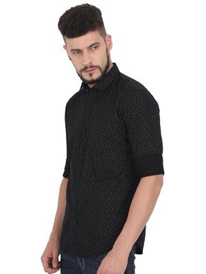 black printed casual shirt - 15903316 - Standard Image - 2
