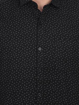 black printed casual shirt - 15903316 - Standard Image - 5