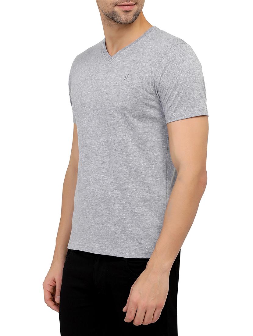 grey cotton t-shirt - 15903330 - Zoom Image - 2