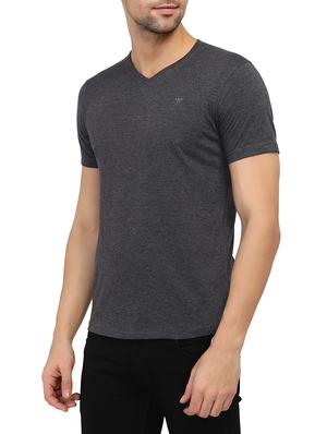 grey cotton t-shirt - 15903331 - Standard Image - 2