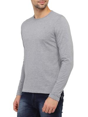 grey cotton t-shirt - 15903338 - Standard Image - 2