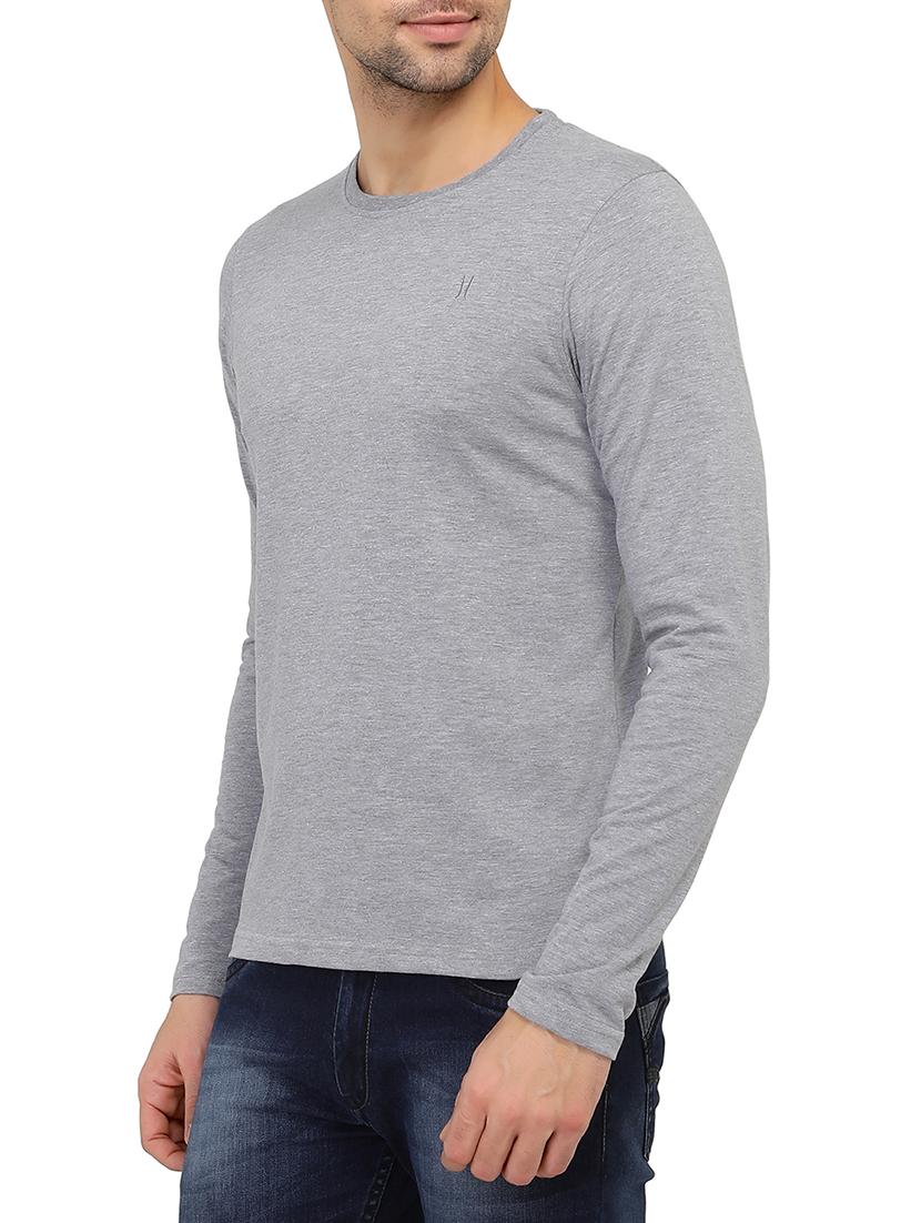 grey cotton t-shirt - 15903338 - Zoom Image - 2