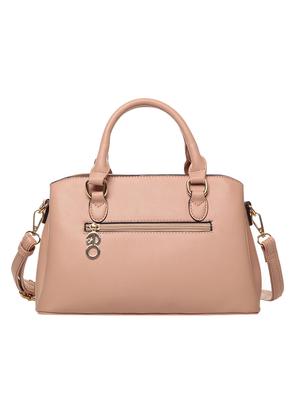 pink leatherette (pu) regular satchel - 15903911 - Standard Image - 2