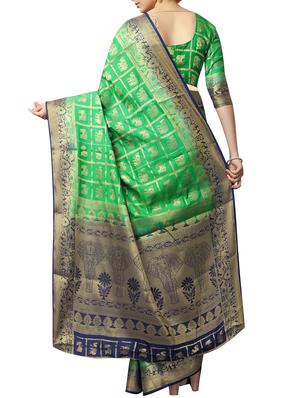 self design patola saree with blouse - 15904226 - Standard Image - 2