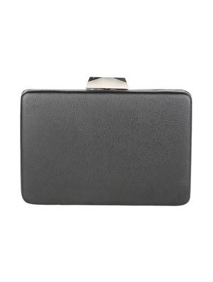 black leatherette (pu) regular clutch - 15904609 - Standard Image - 2
