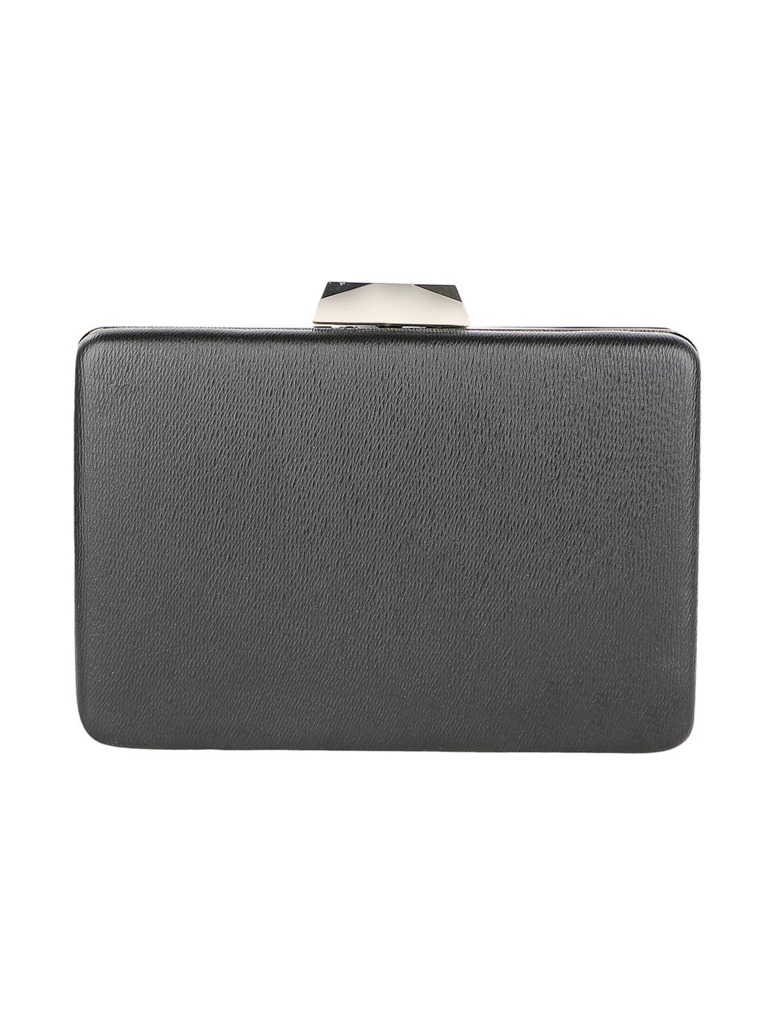 black leatherette (pu) regular clutch - 15904609 - Zoom Image - 2