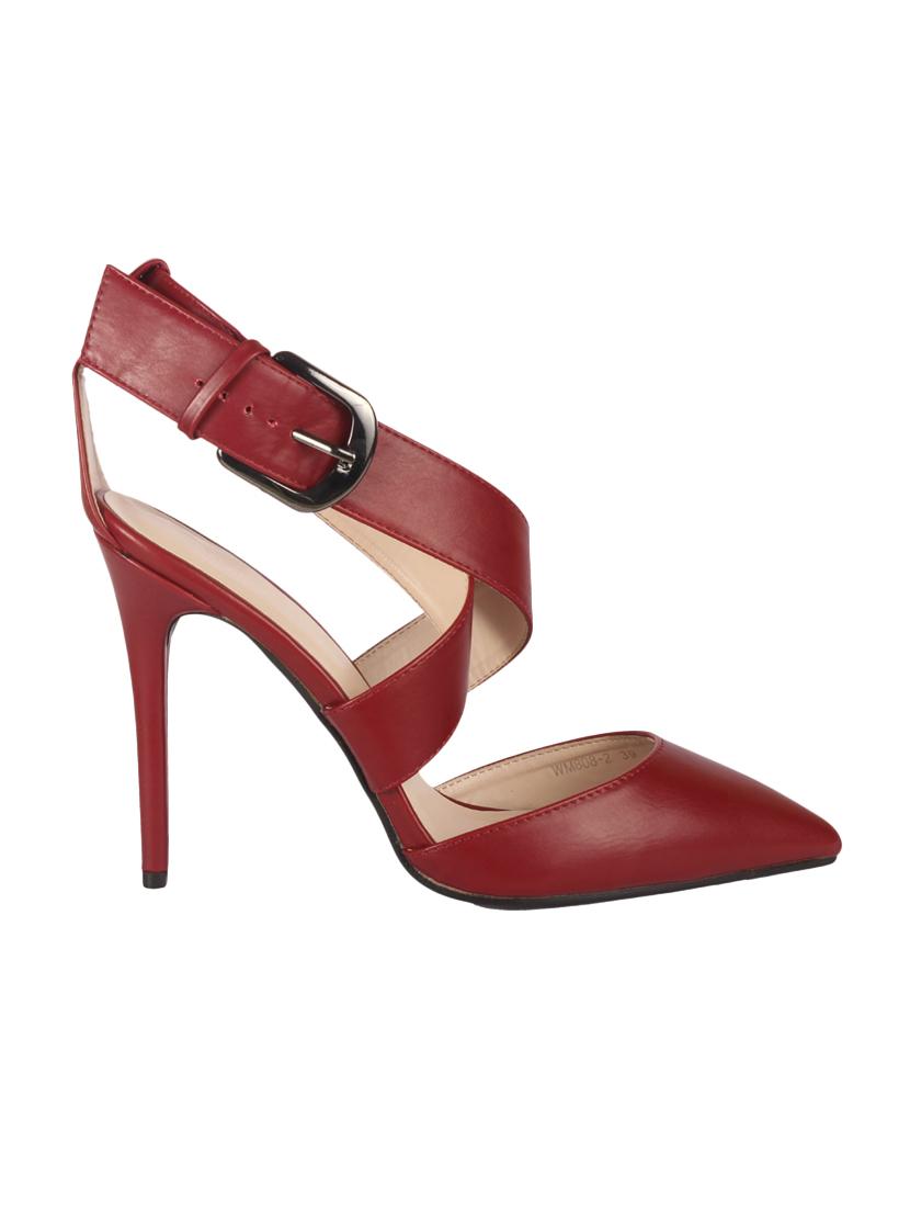 maroon back strap sandals - 15905844 - Zoom Image - 2