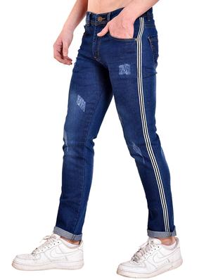 dark blue denim ripped jeans - 15906560 - Standard Image - 2