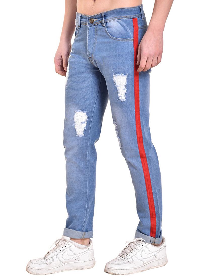 blue denim ripped jeans - 15906563 - Zoom Image - 2