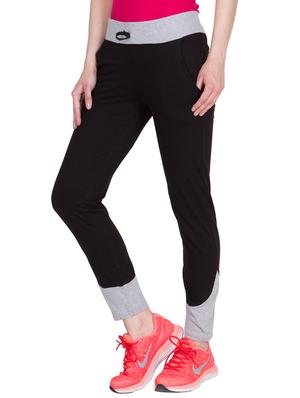 drawstring waist solid track pants - 15906599 - Standard Image - 2