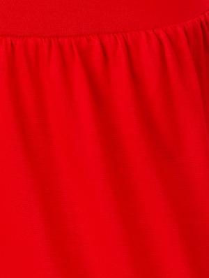 Red solid harem pants - 15906887 - Standard Image - 5