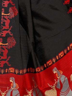 multicolor printed saree combo (set of 2) with blouse - 15907644 - Standard Image - 5