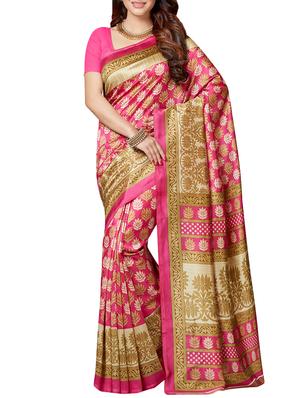 multicolor printed saree combo (set of 2) with blouse - 15907645 - Standard Image - 5