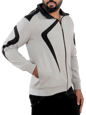 grey fleece sweatshirt - 15908333 - Standard Image - 2