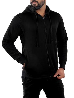 black fleece sweatshirt - 15908335 - Standard Image - 2