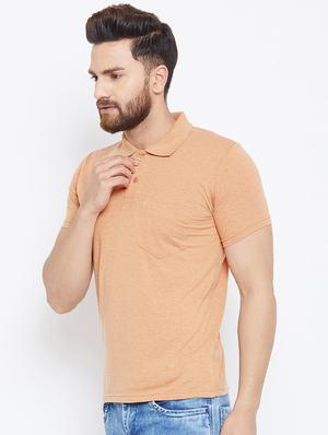 beige cotton pocket t-shirt - 15910028 - Standard Image - 2