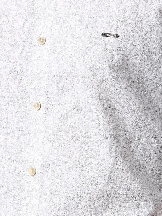white printed casual shirt - 15910548 - Zoom Image - 5