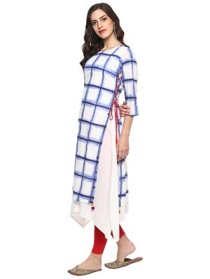 Layered checkered kurta - 15911711 - Standard Image - 2