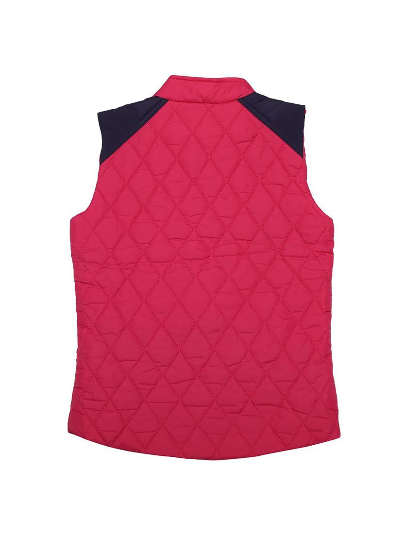 pink polyester quilted jacket - 15912209 - Zoom Image - 2