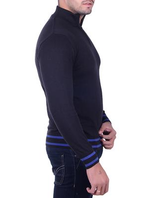 black cotton pullover - 15912250 - Standard Image - 2
