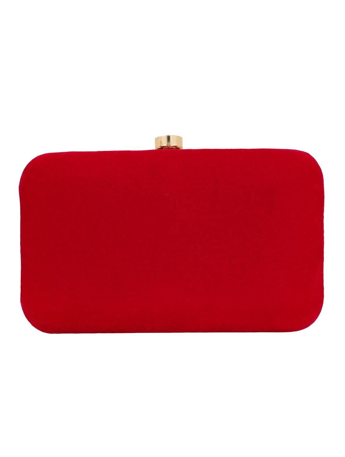 red metal ethnic clutch - 15912355 - Zoom Image - 2