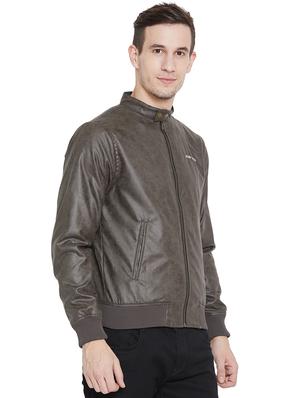 green leather biker jacket - 15913531 - Standard Image - 2