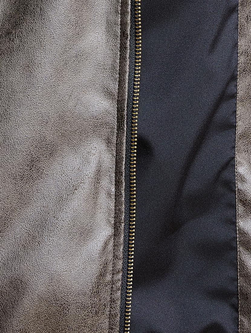 green leather biker jacket - 15913531 - Zoom Image - 5