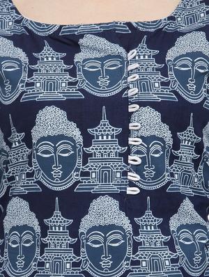 Printed straight kurta - 15913916 - Standard Image - 5