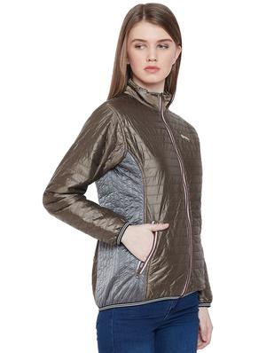 Side contrast panel puffer jacket - 15913999 - Standard Image - 2