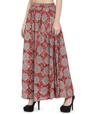 mid waist long skirt - 15914543 - Standard Image - 2