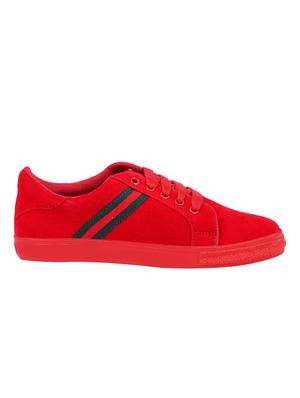red lace-up sneakers - 15916495 - Standard Image - 2