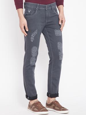 grey denim ripped jeans - 15916796 - Standard Image - 2