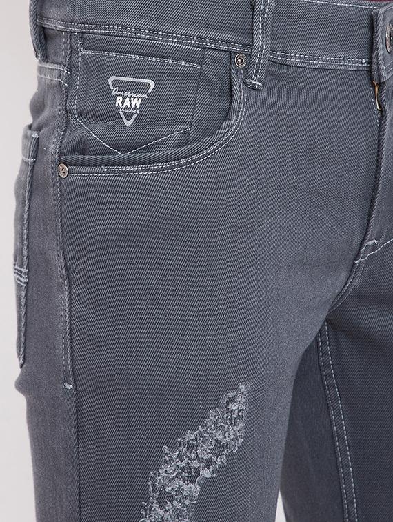 grey denim ripped jeans - 15916796 - Zoom Image - 5
