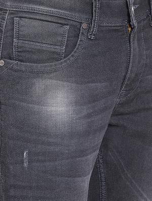 grey denim washed jeans - 15916808 - Standard Image - 5
