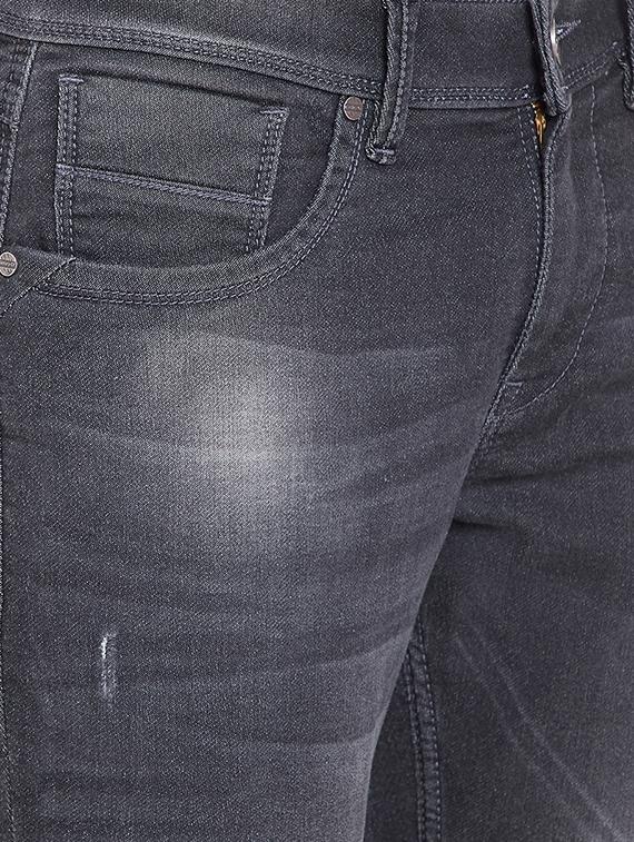 grey denim washed jeans - 15916808 - Zoom Image - 5