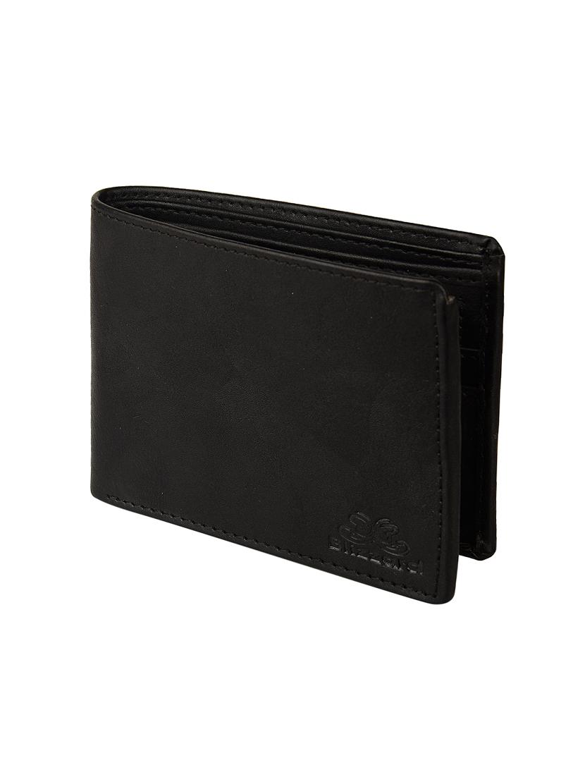 black 2 fold leatherette wallet - 15919429 - Zoom Image - 5