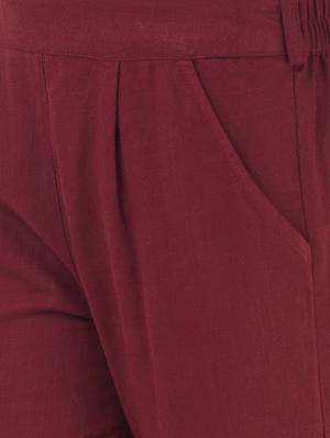 pleated front cigarette pants - 15920812 - Standard Image - 5