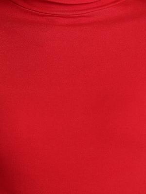 hot red solid turtle neck tee - 15921968 - Standard Image - 5